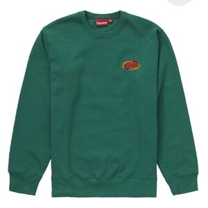 Supreme S/S 19 Chain Logo Crewneck (Green) Large